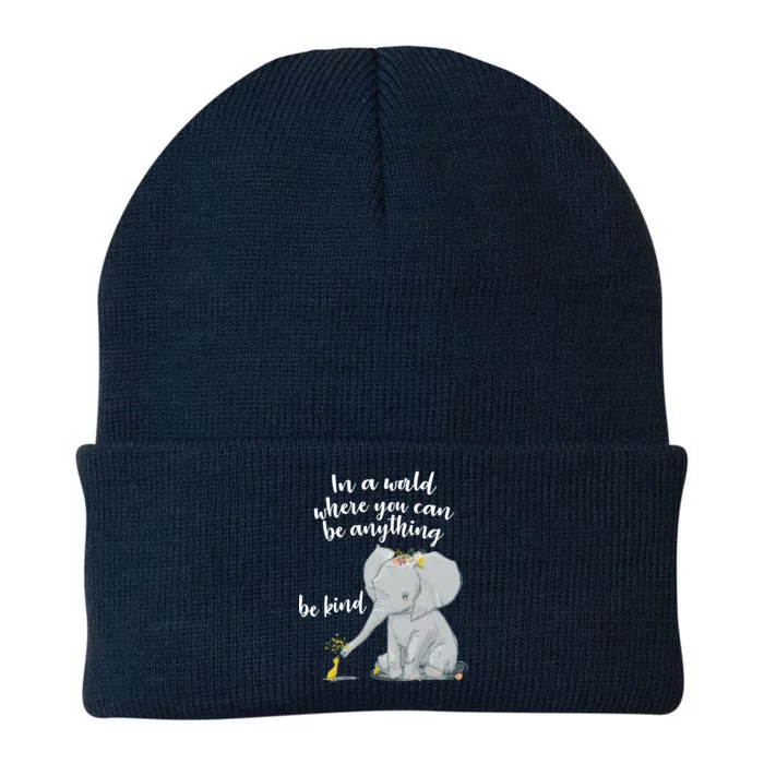 Cute Inspiring Be Anything Be Kind Knit Cap Winter Beanie