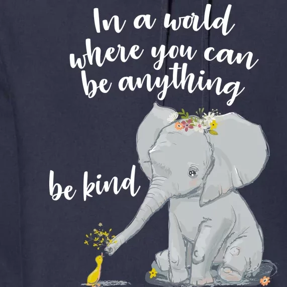 Cute Inspiring Be Anything Be Kind Premium Hoodie