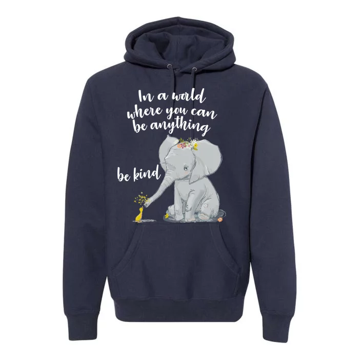 Cute Inspiring Be Anything Be Kind Premium Hoodie