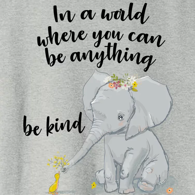 Cute Inspiring Be Anything Be Kind Women's Crop Top Tee