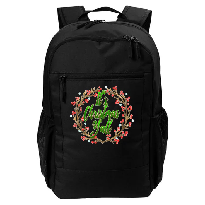 Cute It's Christmas Y'all Colorful Leaf Daily Commute Backpack