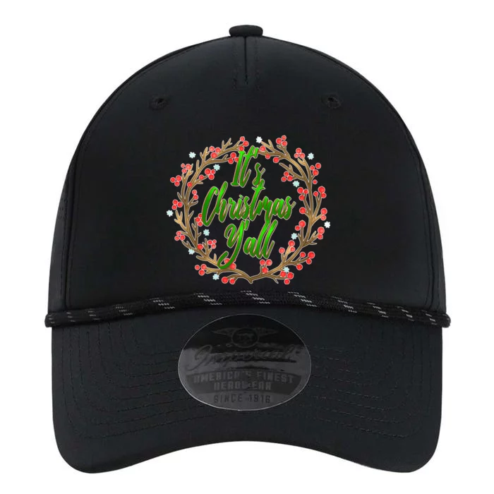 Cute It's Christmas Y'all Colorful Leaf Performance The Dyno Cap