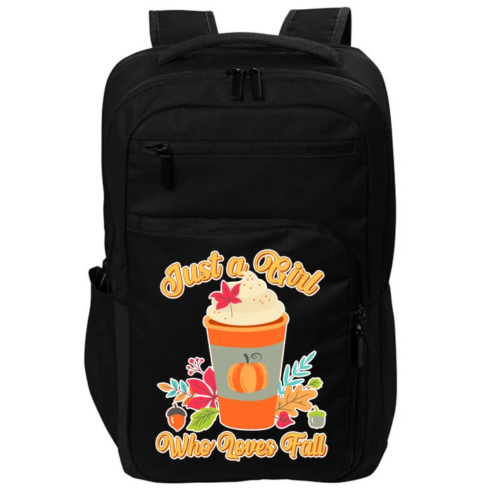 Cute Just A Girl Who Loves Fall Impact Tech Backpack