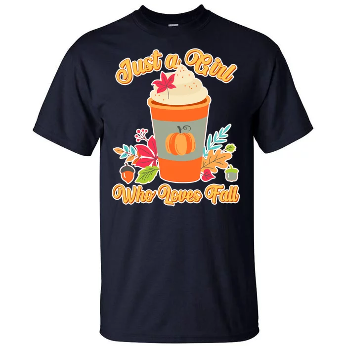 Cute Just A Girl Who Loves Fall Tall T-Shirt