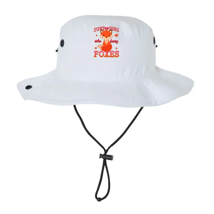 Cute Just A Girl Who Loves Foxes Legacy Cool Fit Booney Bucket Hat