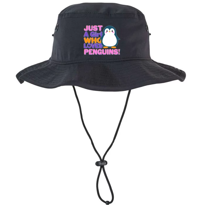 Cute Just A Girl Who Loves Penguins Legacy Cool Fit Booney Bucket Hat