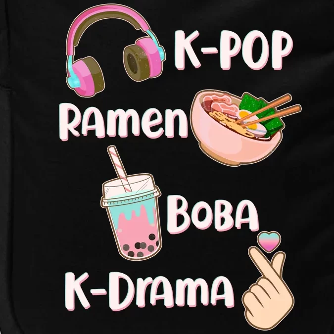 Cute K-Pop Raman Boba K-Drama Impact Tech Backpack