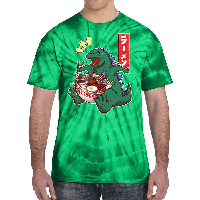 Cute Kaiju Ramen Tie-Dye T-Shirt