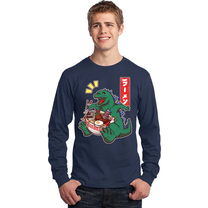 Cute Kaiju Ramen Tall Long Sleeve T-Shirt