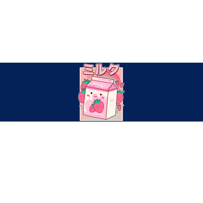 Cute Kawaii Japanese Strawberry Milk Bumper Sticker