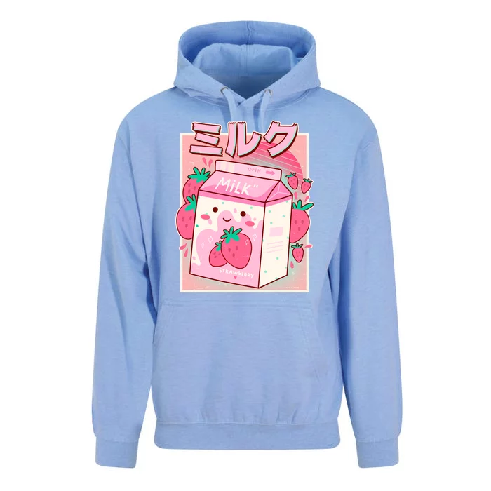 Cute Kawaii Japanese Strawberry Milk Unisex Surf Hoodie