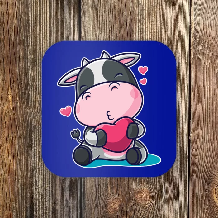 Cute Kawii Cow Hearts Coaster