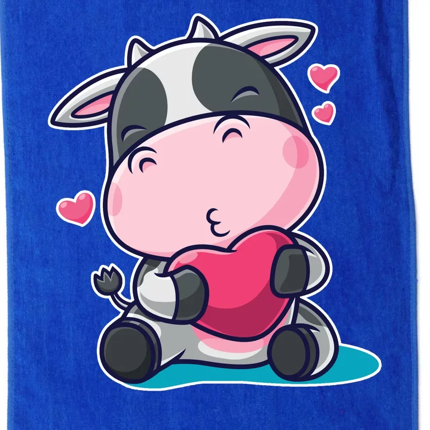 Cute Kawii Cow Hearts Platinum Collection Golf Towel