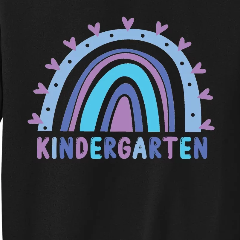 Cute Kindergarten Rainbow Tall Sweatshirt