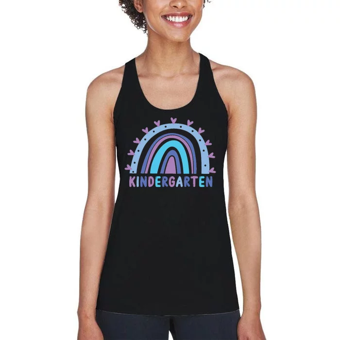 Cute Kindergarten Rainbow Women's Racerback Tank