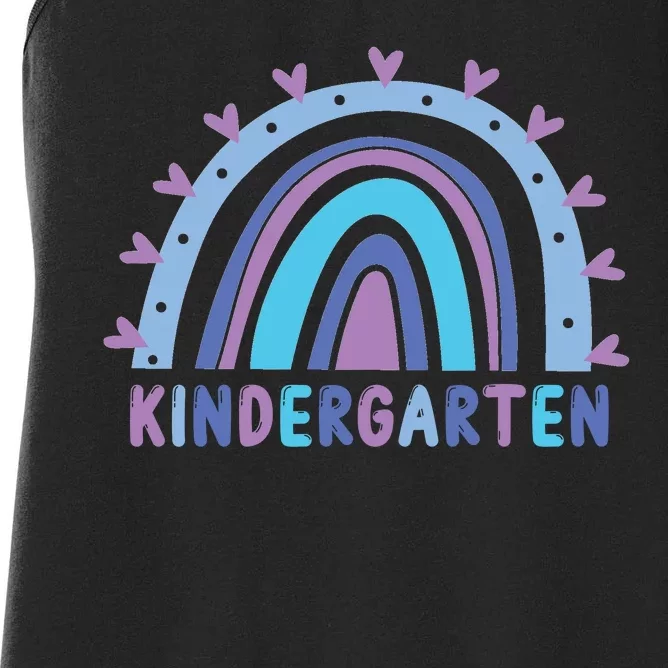 Cute Kindergarten Rainbow Women's Racerback Tank