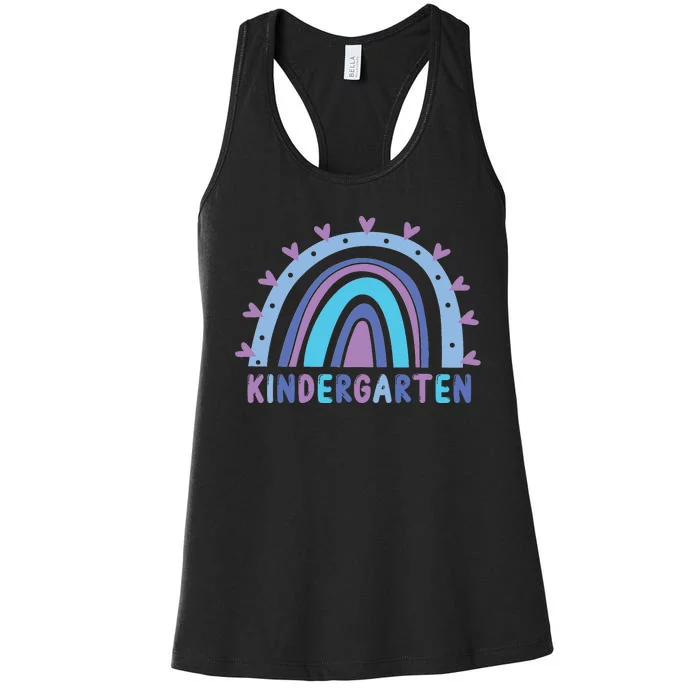 Cute Kindergarten Rainbow Women's Racerback Tank