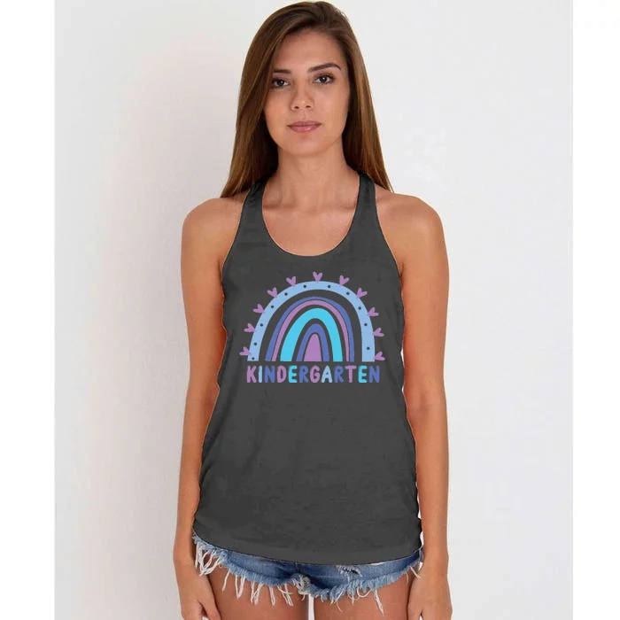 Cute Kindergarten Rainbow Women's Knotted Racerback Tank