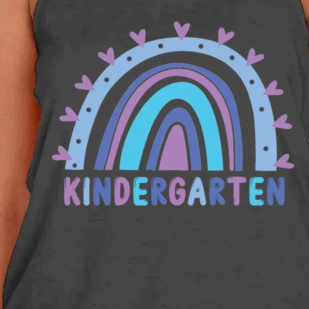 Cute Kindergarten Rainbow Women's Knotted Racerback Tank