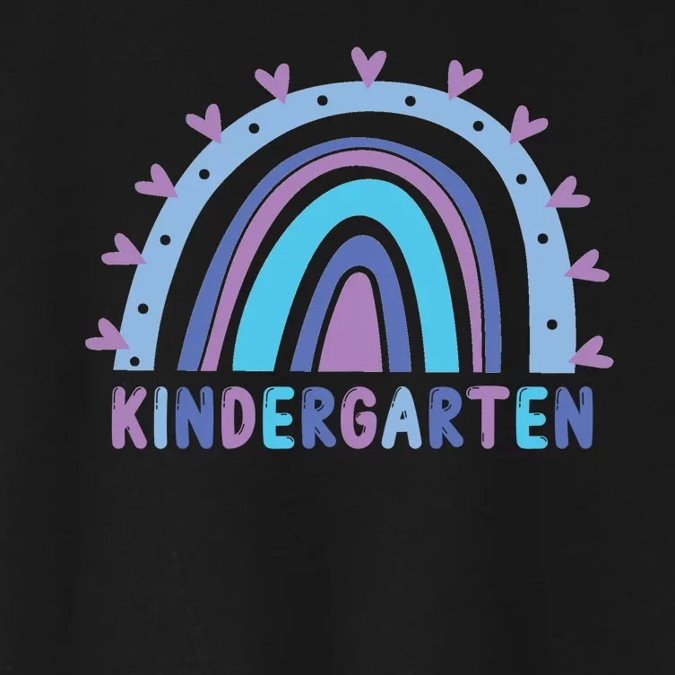 Cute Kindergarten Rainbow Women's Crop Top Tee