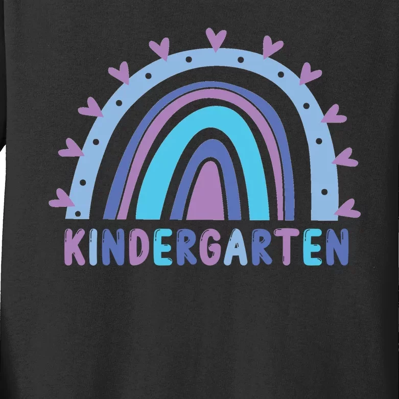 Cute Kindergarten Rainbow Kids Long Sleeve Shirt