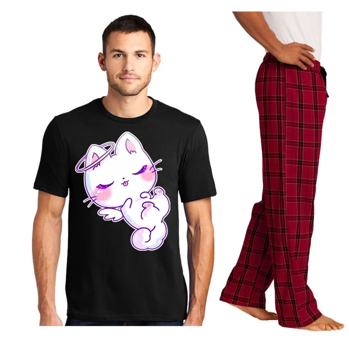 Cute Kitten Angel Pajama Set