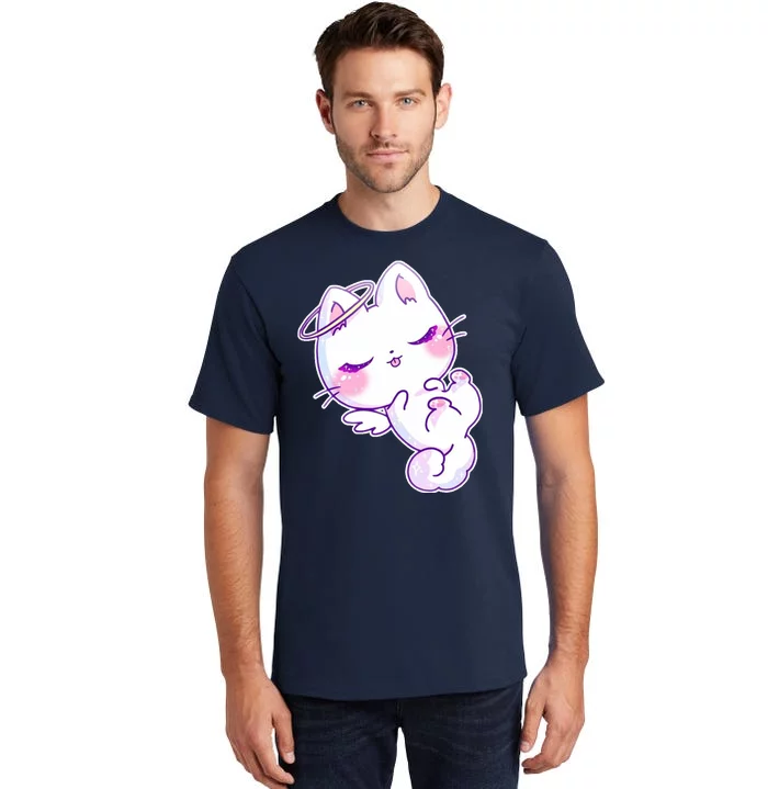 Cute Kitten Angel Tall T-Shirt