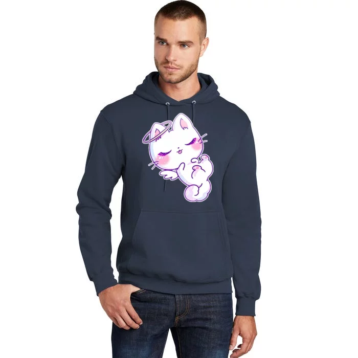 Cute Kitten Angel Tall Hoodie