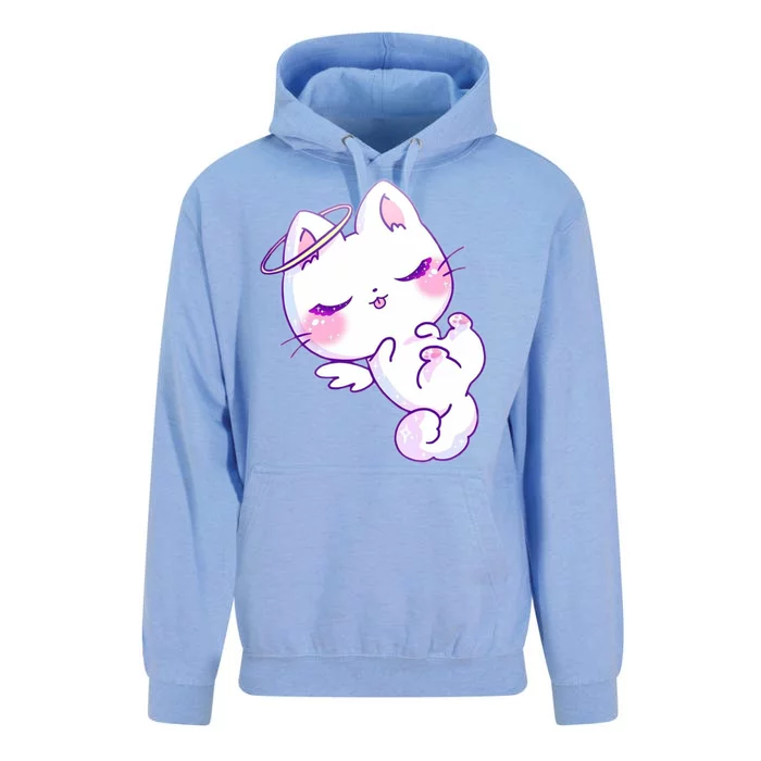 Cute Kitten Angel Unisex Surf Hoodie