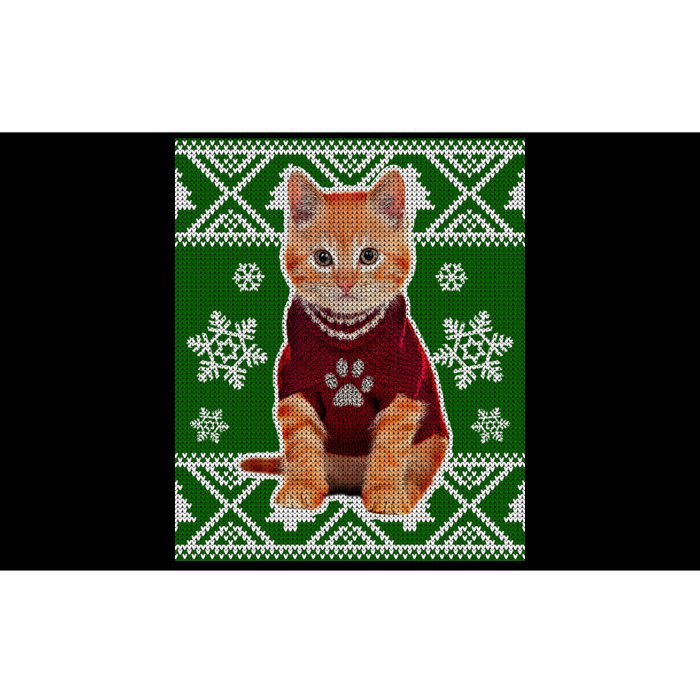 Cute Kitten Ugly Christmas Bumper Sticker