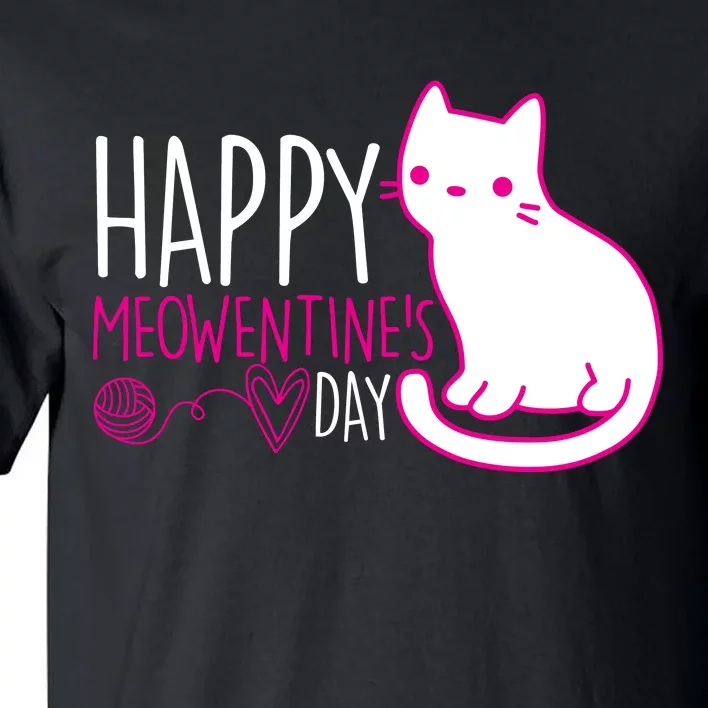 Cute Kitty Cat Valentines Day Meowtines Tall T-Shirt