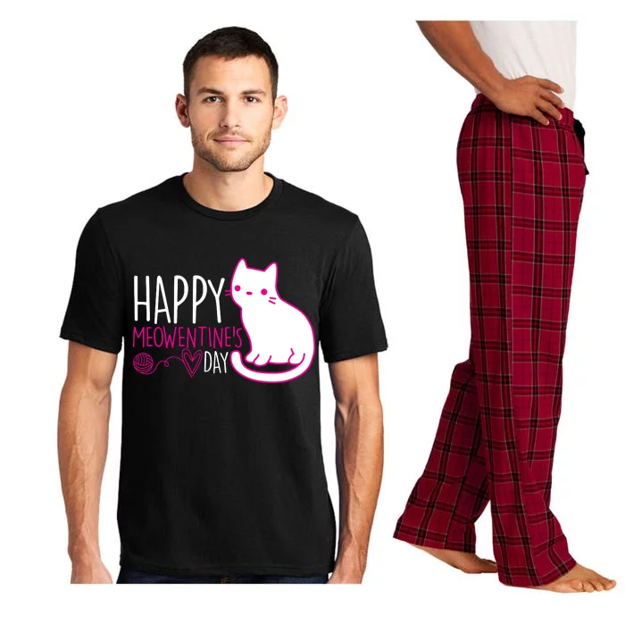 Cute Kitty Cat Valentines Day Meowtines Pajama Set