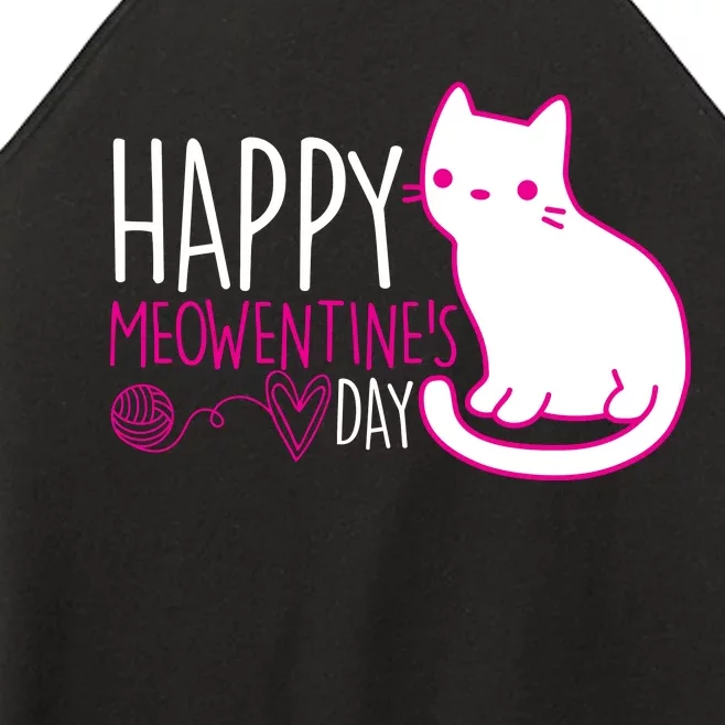 Cute Kitty Cat Valentines Day Meowtines Women’s Perfect Tri Rocker Tank