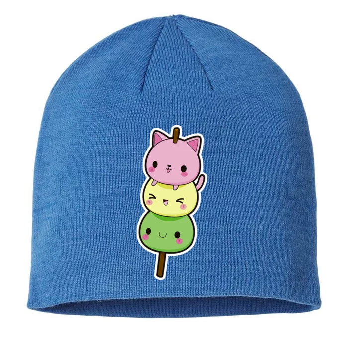 Cute Kitty Dango Ice Cream Cone 8 1/2in Sustainable Knit Beanie