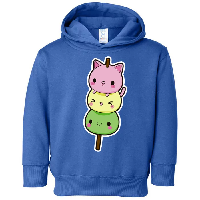 Cute Kitty Dango Ice Cream Cone Toddler Hoodie