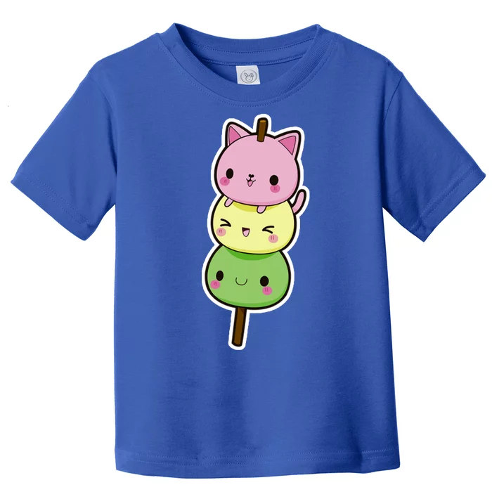 Cute Kitty Dango Ice Cream Cone Toddler T-Shirt