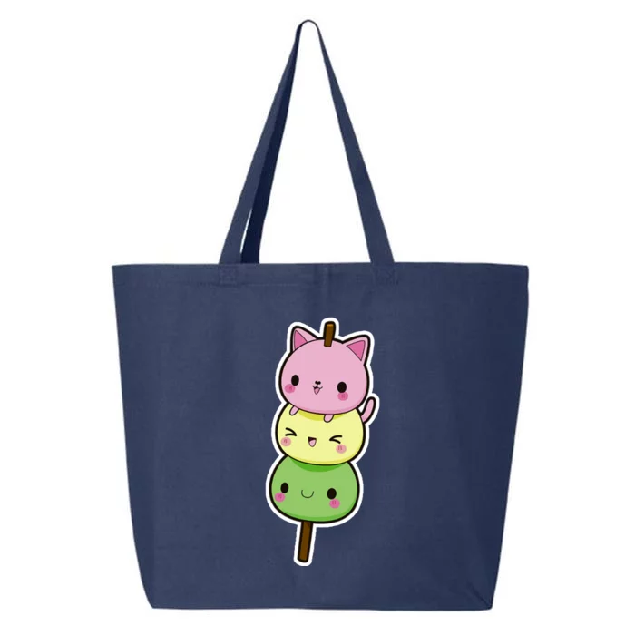 Cute Kitty Dango Ice Cream Cone 25L Jumbo Tote