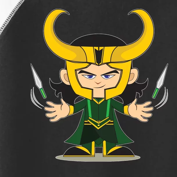 Cute Knives Cartoon Person God of Mischief Toddler Fine Jersey T-Shirt