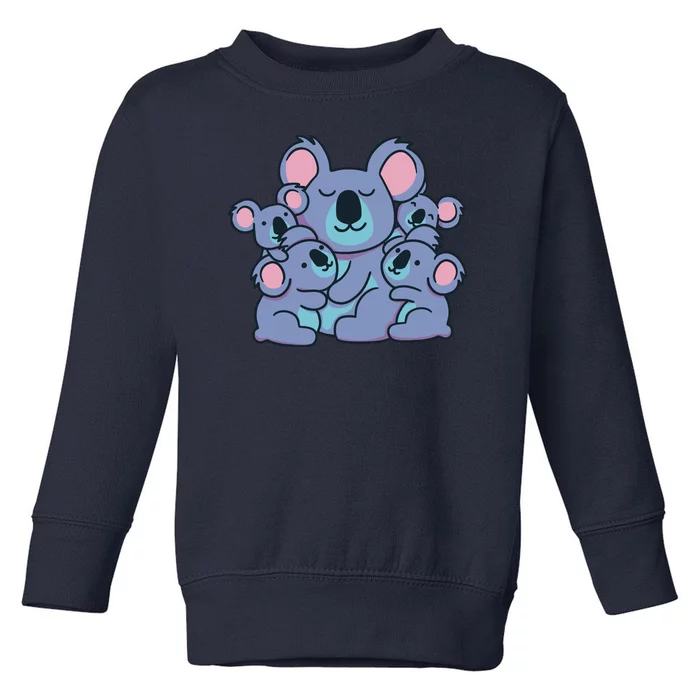 Cute Koala Family Toddler Sweatshirt