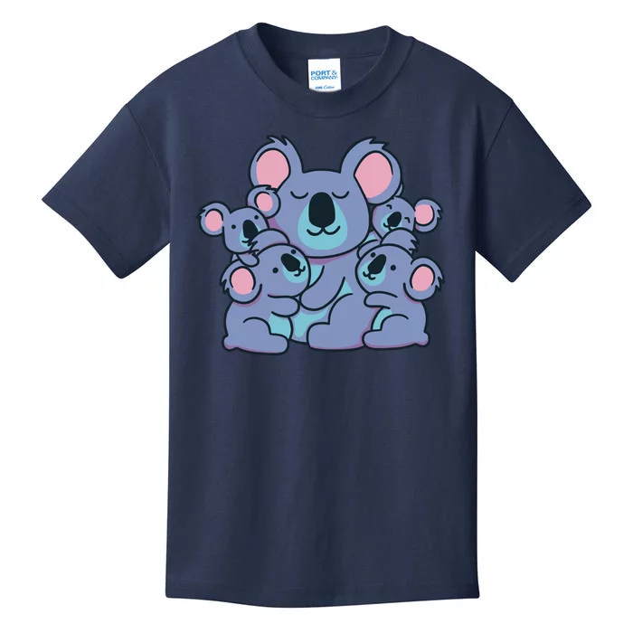 Cute Koala Family Kids T-Shirt