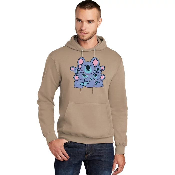 Cute Koala Family Hoodie