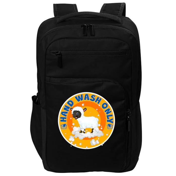 Cute Lamb Sheep Hand Wash Only Impact Tech Backpack