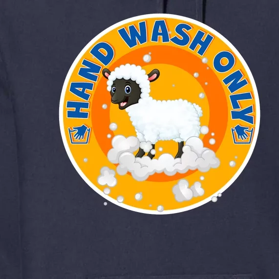 Cute Lamb Sheep Hand Wash Only Premium Hoodie