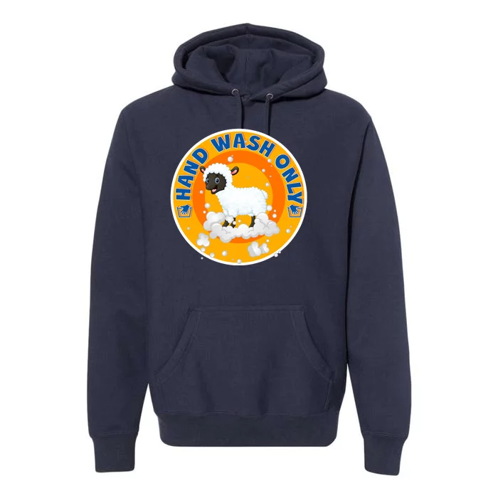 Cute Lamb Sheep Hand Wash Only Premium Hoodie