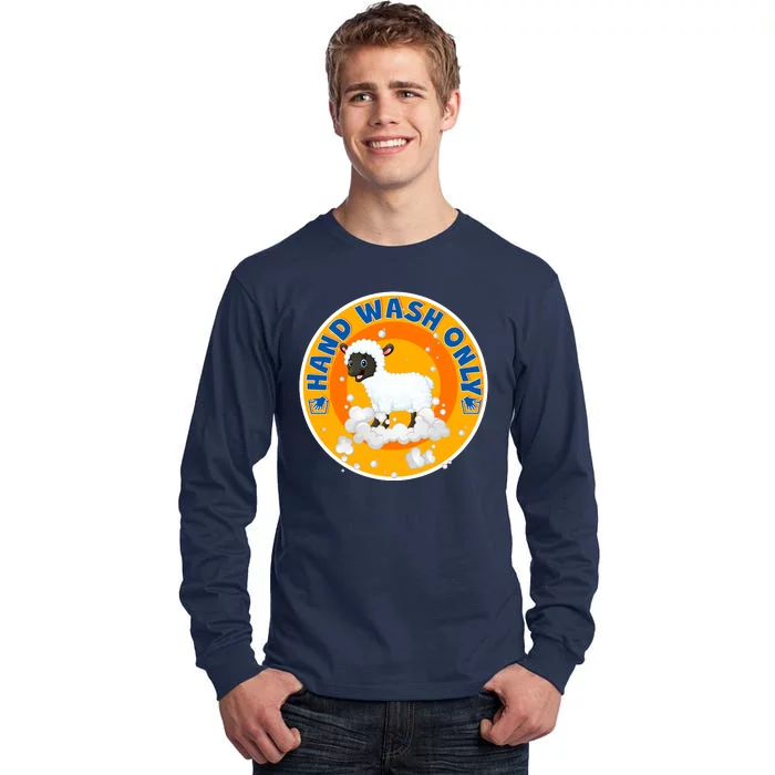 Cute Lamb Sheep Hand Wash Only Tall Long Sleeve T-Shirt