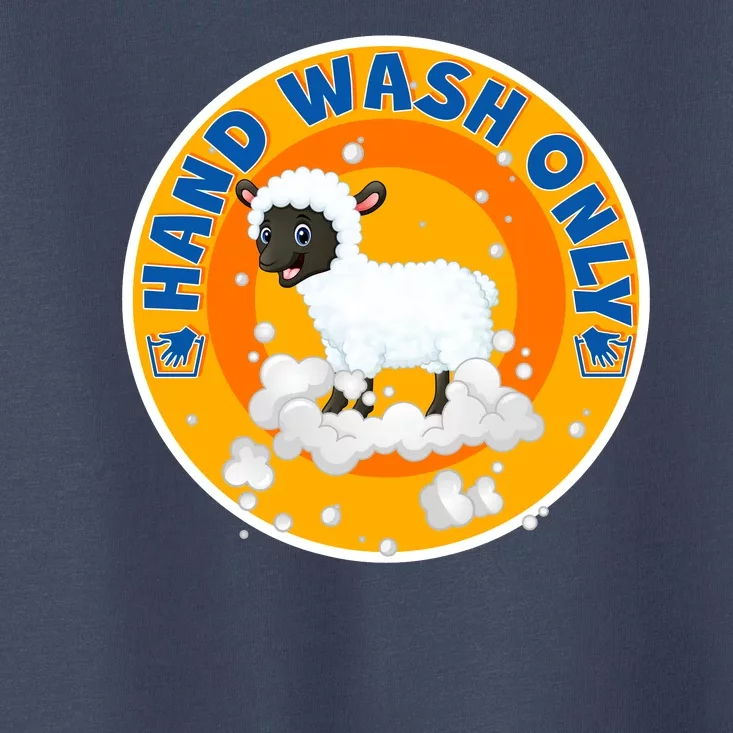 Cute Lamb Sheep Hand Wash Only Toddler T-Shirt