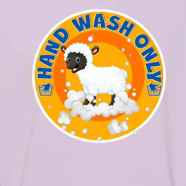 Cute Lamb Sheep Hand Wash Only Garment-Dyed Sweatshirt