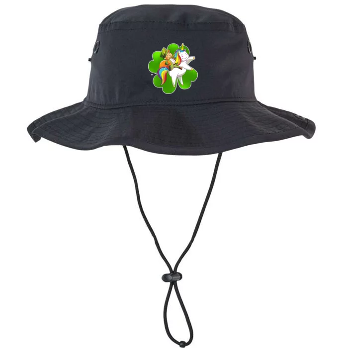 Cute Leprechaun Riding Unicorn Legacy Cool Fit Booney Bucket Hat