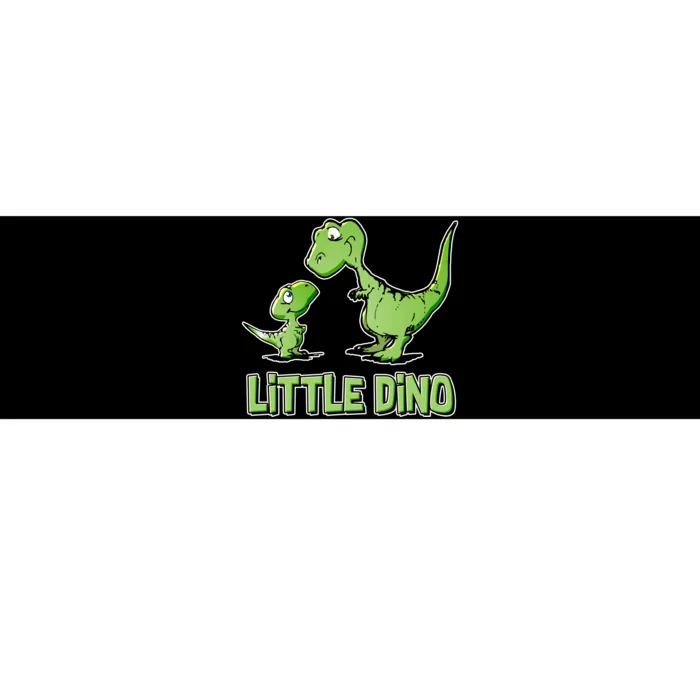 Cute Little Dino Dinosaur Little Younger Sibling Bumper Sticker