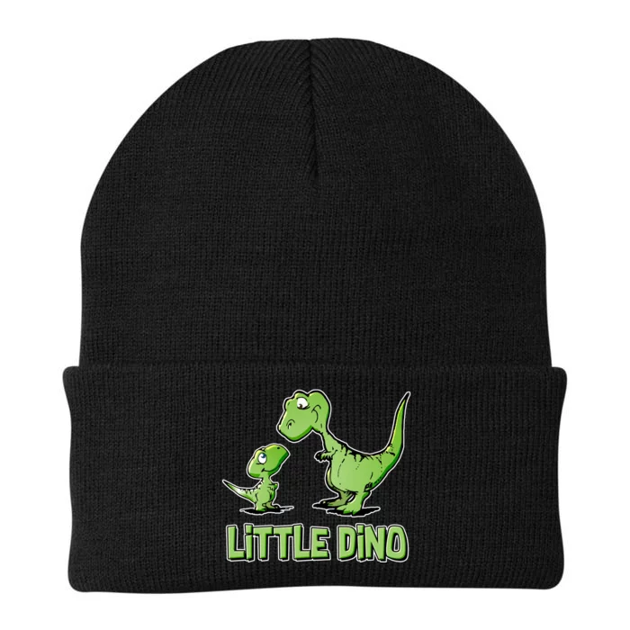 Cute Little Dino Dinosaur Little Younger Sibling Knit Cap Winter Beanie